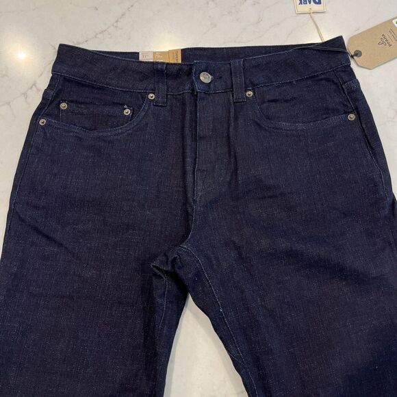 Prana Jeans NEW Mens 31x32 Blue Dark Rinse Hillgard Slim Fit Tapered Leg Organic - Picture 4 of 13